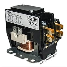 H130A Fasco يحل محل الناقل HN51CB025 / HN51KC024 / HN51KB024-30 Amp 1 Pole 24v Coil Contactor