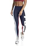 PUMA Damen Tights Varsity, Puma White/Peacoat, XL, 517072