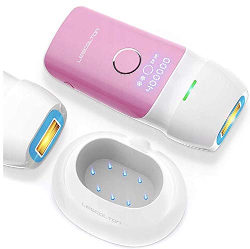 LESCOLTON T-013C - Depiladora láser - Tecnología IPL Ice Cool - 5 niveles de potencia - Dos modos de trabajo - Control táctil - Hasta 400.000 flashes