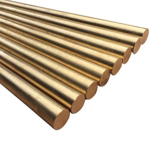 200mm Brass Rods, 3mm 5mm 6 7 8 10 12 14 15 16 18 20mm Brass bar for DIY Industrial Supplies, Tool Accessories(10x200mm 2pcs)