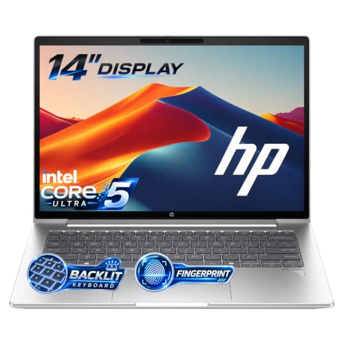 Image of HP ProBook 440 G11 14 inch WUXGA Business Laptop, Intel Core Ultra 5 125U, 12-Core (Beats Ultra 7 165U), 64GB DDR5 RAM, 2TB SSD, Backlit Keyboard, Fingerprint Reader, WiFi 6E, RJ-45, Windows 11 Pro