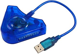 TRIXES 2 Port PS2 to PS3 USB Game Controller Converter Adapter