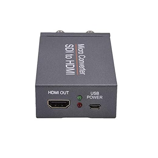 Domary NK-M008 Conversor Micro SDI SDI para HDMI/SDI para SDI 2 Saída de Rotas Conversor Mini HD 1080P USB