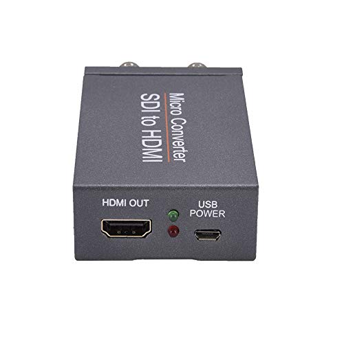 Convertidor SDI a HDMI NK-M008 para Conectar Cámaras Profesionales a Monitores HDMI Salida Doble SDI 1080P