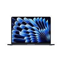 Apple 2024 MacBook Air M3チップ搭載13インチノートブック: 13.6インチLiquid Retina ディスプレイ, 8GB ユニファイドメモリ, 512GB SSD ストレージ, バッ クライトキーボード, 1080p FaceTime HD カメラ, Touch ID。iPhone や iPad との連係 機能, USキーボード, ミッドナイト