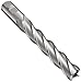 YG-1 E1036 High Speed Steel (HSS) Square Nose End Mill, Extra Long Reach, Weldon Shank, Uncoated (Bright) Finish, Non-Center Cutting, 30 Deg Helix, 4 Flutes, 3.5625" Overall Length, 0.25" Cutting Diameter, 0.375" Shank Diameter