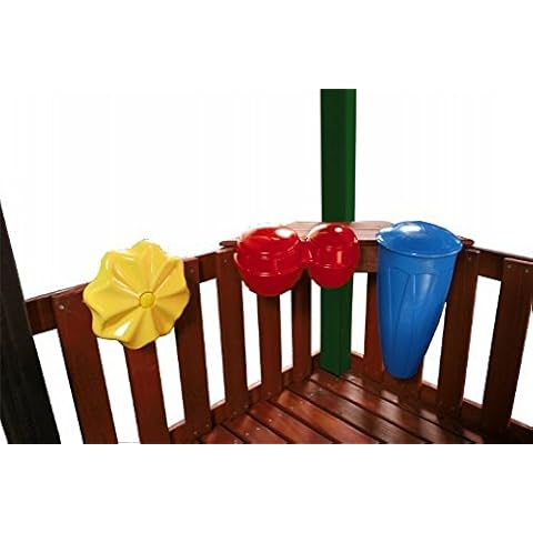 Swing-N-Slide NE 4895 Outdoor Rhythm Band Swing Set Music Play Kit (Pack of 3), Multi-Colored Cover