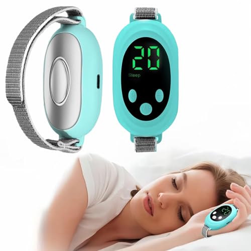 Recopilación de Ayuda para dormir los mejores 5. 44 Dispositivo de Ayuda para Dormir, Neurocontrol para Ansiedad, Aparato para La Anti Ansiedad, Asistencia para el Sueño Nocturno Portátil, Mejorar La Ansiedad Del Sueño (verde)