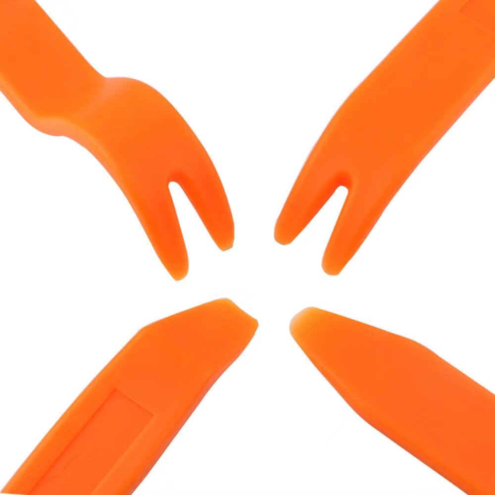 ROADYAKO Auto Car Door Clip Panel Trim Removal Tool Kits Navigation Disassembly Seesaw Car Interior Plastic Seesaw Conversion Tool 4 Sets