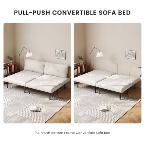 Sofá cama futón de 2 plazas para optimizar salones pequeños 8