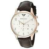 [エンポリオアルマーニ] EMPORIO ARMANI メンズ ベータ クロノグラフ ローズゴールド ダークブラウン 天然皮革 AR1916 腕時計 [並行輸入品]