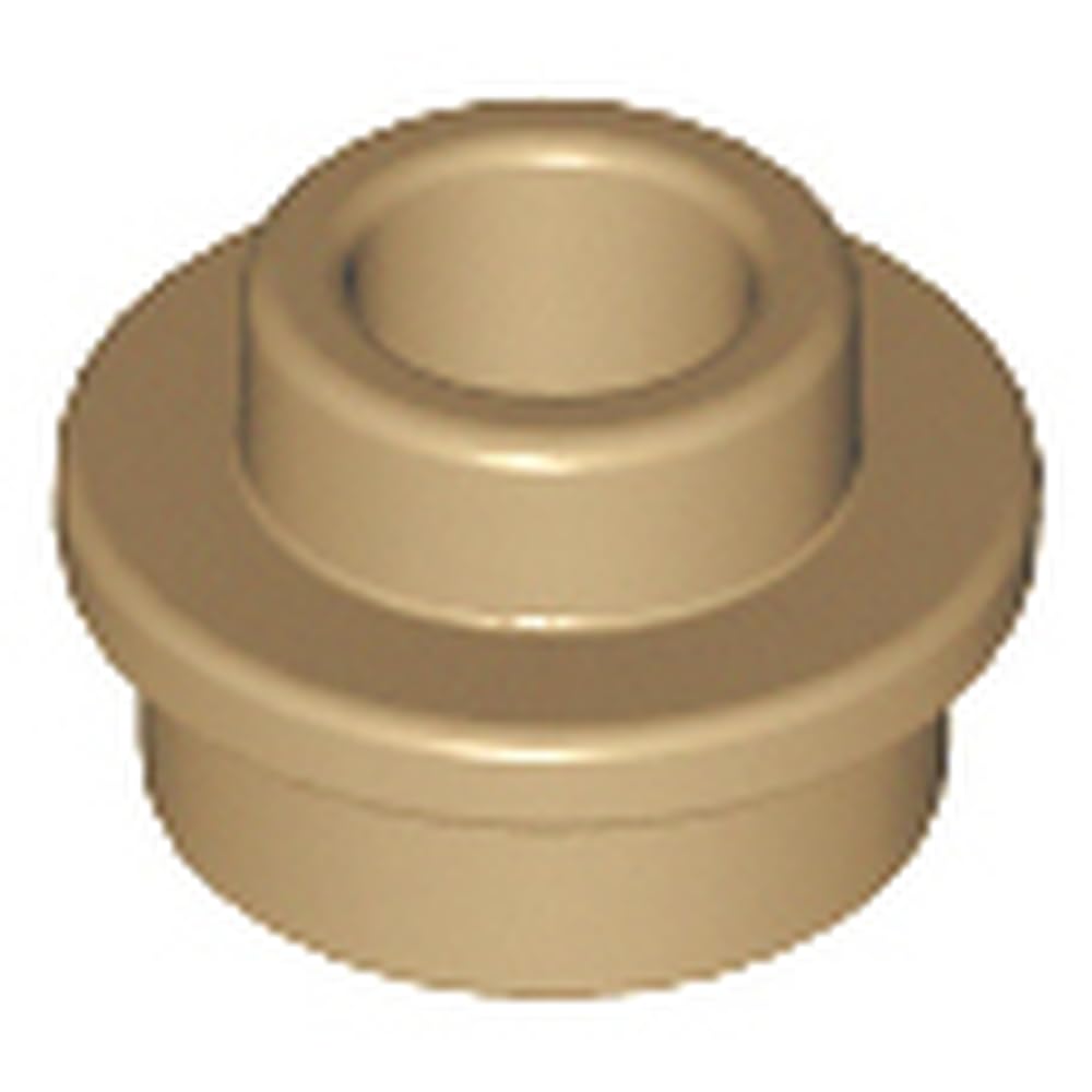 LEGO Plate, Round 1 x 1 with Open Stud, Part 85861, Part 85861, Choose Your Colour (Dark Tan, 100, count)