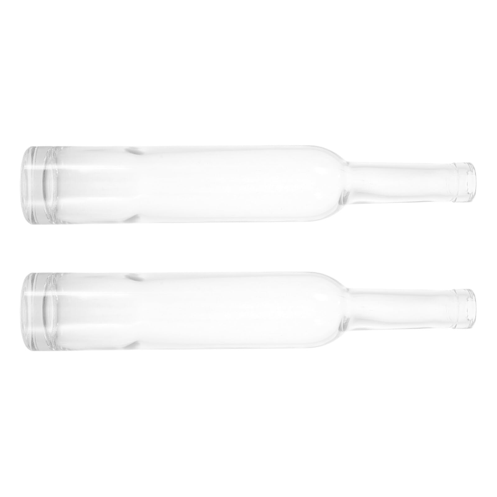 MAGICLULU Set 2 Flaconi di Profumo in Vetro Trasparente 400 Ml Ricaricabili per Accessori Casa e Viaggio Bottiglie Vuote Porta Profumo per Espositori e Diffusori Cosmetici