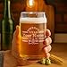 On The Rox Customized Beer Can Glass-Personalized-Birthday Beer Glass-Engraved-Vintage-Cheers-Aged To PERFECTION-Birthday Gift-Etched Beer Glass-Barware (1)