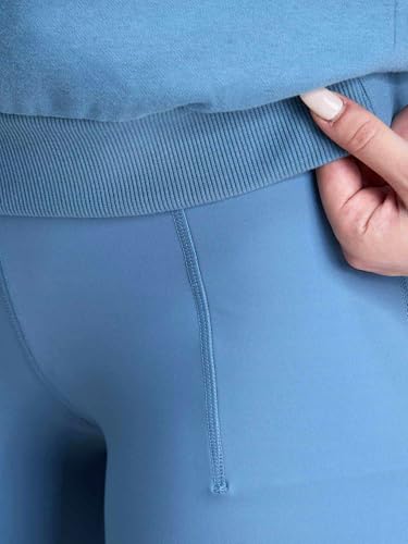 Image of CAVA Essential Sweatshirt for Women | Brushed Fleece, Round Neck, Full Sleeves, Ribbed Cuffs, Embroidery Detail | Cozy Loungewear & Travelwear