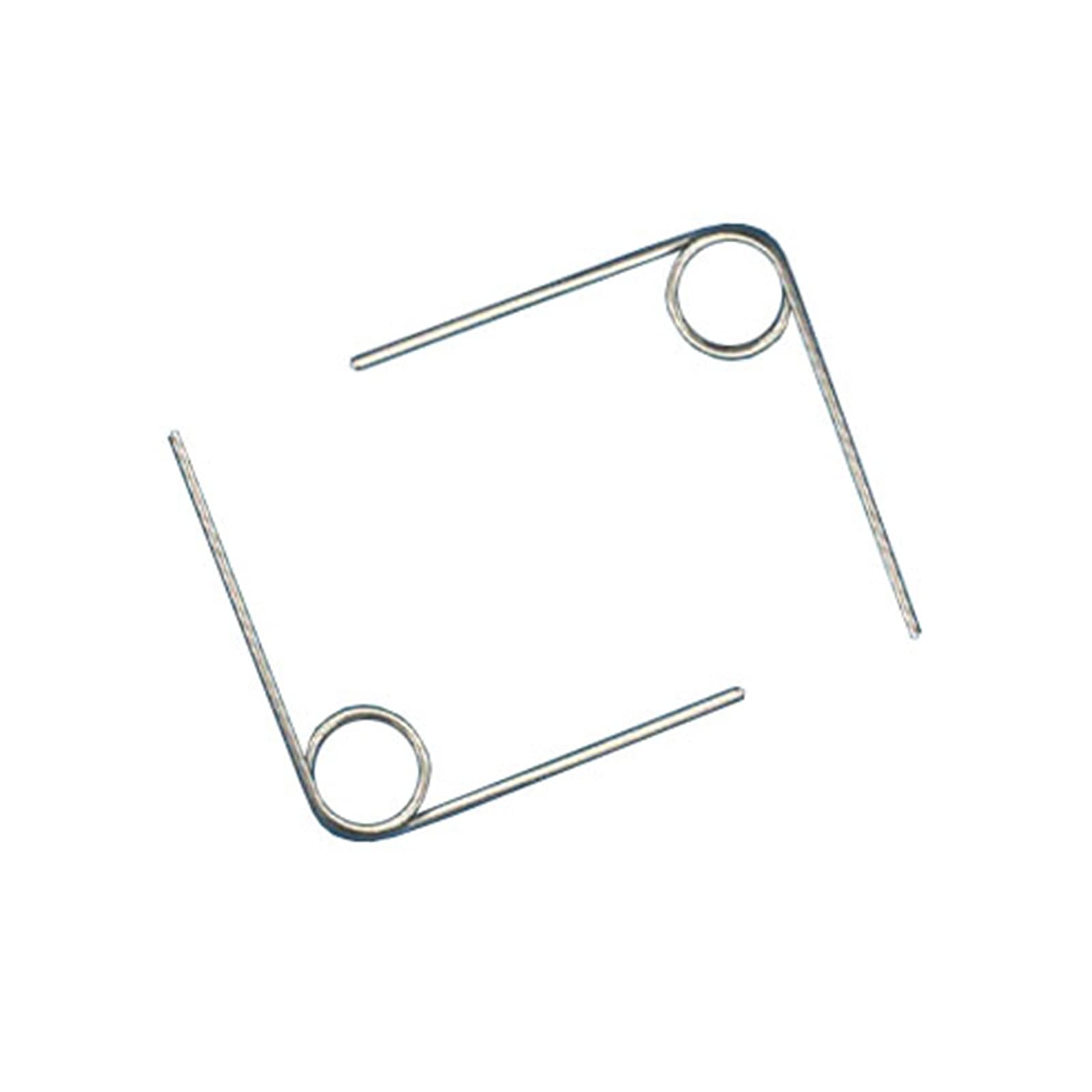 Molle di torsione in acciaio inossidabile, 50 pezzi, 90 gradi, diametro del filo 0,8 mm, molla di torsione, diametro esterno 7,4 mm, molla di torsione in acciaio inossidabile, 0,8 x 7,4 x 25 mm, come