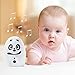 Audio Baby Monitor TimeFlys Twin Mustang Panda,Talk Back Intercom,Two Parent Units, Long Range up to 1000 ft,Temperature Monitoring and Warning,Lullabies,Rechargeable,Vibration,LCD Display,Night Light