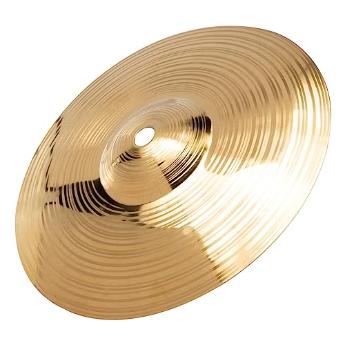FUNOMOCYA Drum Set Cymbals for Drums Jazz Drum Cymbal 10-inch Drum Part Alloy Brass Versatile Percussion Accessory