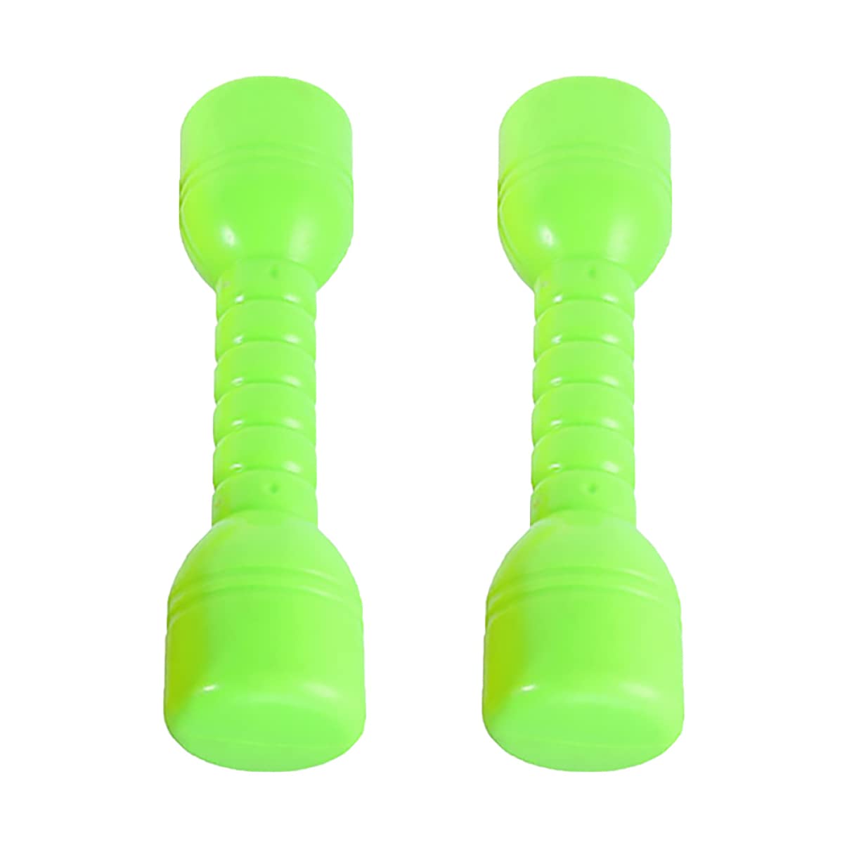 2pcs Boys and Girls Plastic Dumbbells Lightweight Dumbbell for Gymnastics Equipment for Home Kindergarten Exercise
