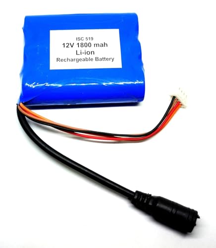 Image of Robodo 1Pcs 11.1V - 12V 1800mAh 55x65x18mm Lithium ion Li-ion 3.7V x 3 Cell Rechargeable battery Pack For DIY