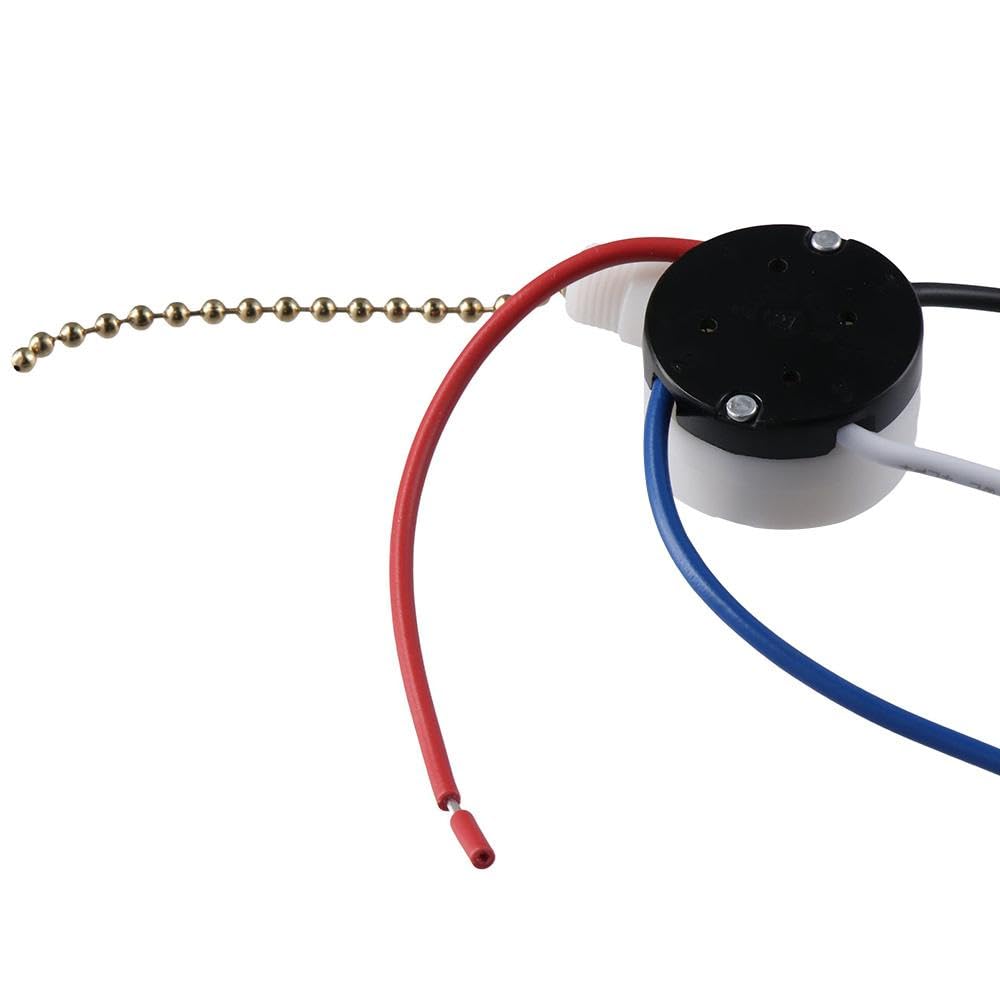 Ceiling Fan Switch 3 Speed 4 Wire ZE-208s E89885 Pull Chain Switch Fan Light Switch Replacement Part