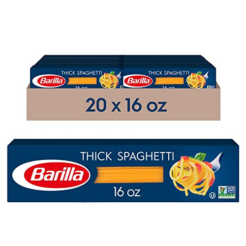 Buy Barilla Spaghetti Pasta, 16 oz. Box (Pack of 8) NonGMO Pasta