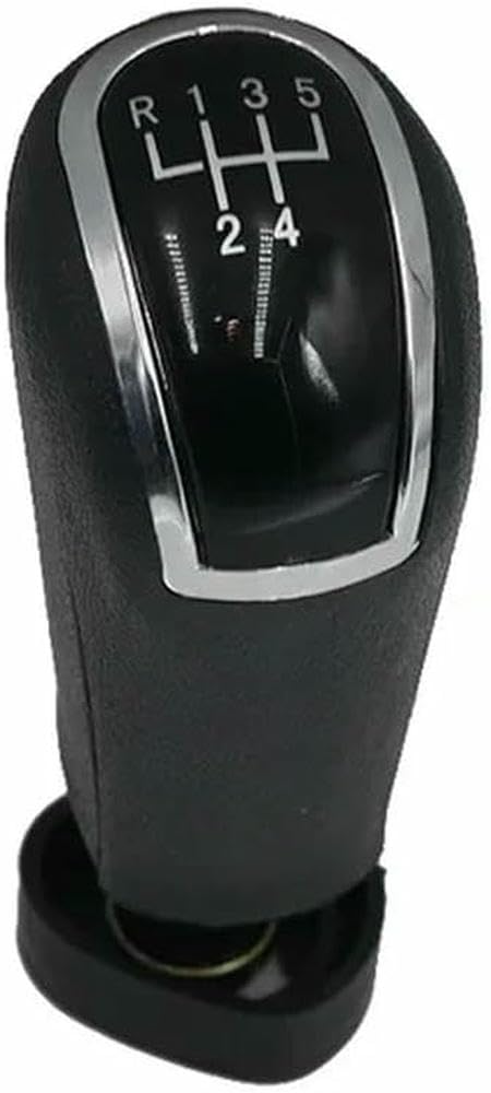 Gznbb 5 Speed Knob Car Manual Gear Shift Knob Boot Cover Gaiter Lever Shifter Handle Stick, For Skoda Fabia 1 Mki 2000 2001 2002 2003 2004-2008