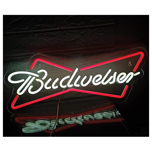Budweiser Neon Sign for Beer Bar and Home Party Decorative Lights