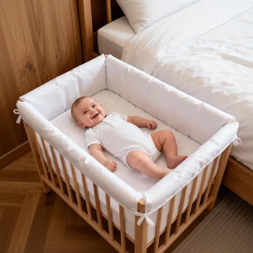 Image of Baby Bassinet Mattress, Breathable, Hypoallergenic, Premium Foam, Non-Toxic, Rectangle Shaped with Removal Waterproof Cover,20 inch x 35 inch x 2''