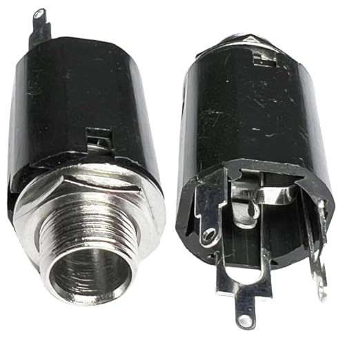 Conector hembra audio 6.35 mm TRS mono 10 unidades miniatura 6