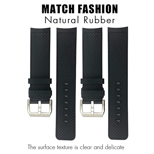 Bracelet en caoutchouc de silicone 22 mm premium pour Iwc Aquatimer