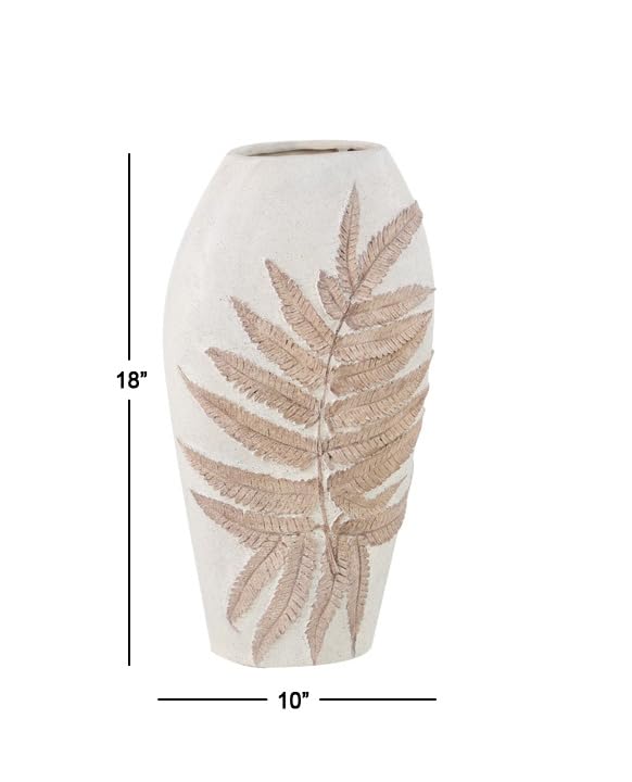 e Art Deco 花瓶　現状 Amazon.co.jp: Deco 79 ポリストーンリーフ花瓶 9インチ x 8インチ x