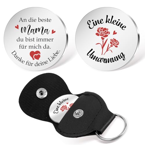 Yeeaulpa Geschenke für Mama Geschenk Eine Kleine Umarmung Geburtstagsgeschenk Mutter Geschenk für Eltern Schwiegermutter Stiefmutter Ostergeschenk Muttertag Adventskalender Weihnachten Valentinstag