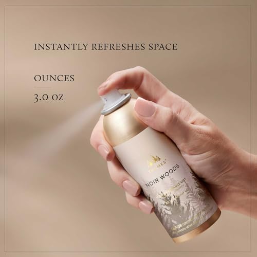 Thymes Home Fragrance Mist – Room Air Fresheners for Home Long Lasting – Air Freshener Spray – Scented Room Spray with Notes of Fresh Evergreen, Smoky Wood & Amber (Noir Woods, 3 oz) - Thumbnail 5
