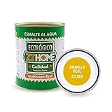 Pintura acrilica Ecológica al agua Amarillo Real para mader