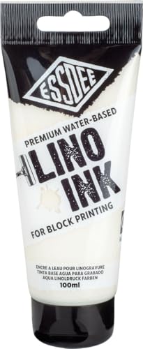 Essdee Premium Qualité Bloc d'encre d'impression Blanc (100 ML)