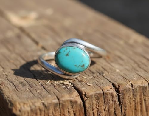 Image of 55Carat Choose Your Color Natural Gemstone Silver Statement Rings for Gift Corssover Style Size 5 to 12