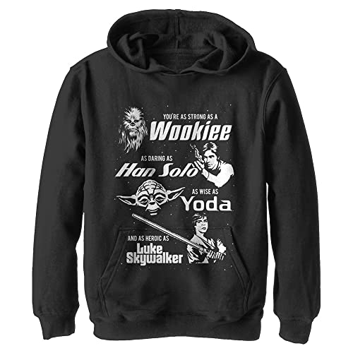 Sweat à capuche mixte enfant Star Wars Dad Force noir et gris