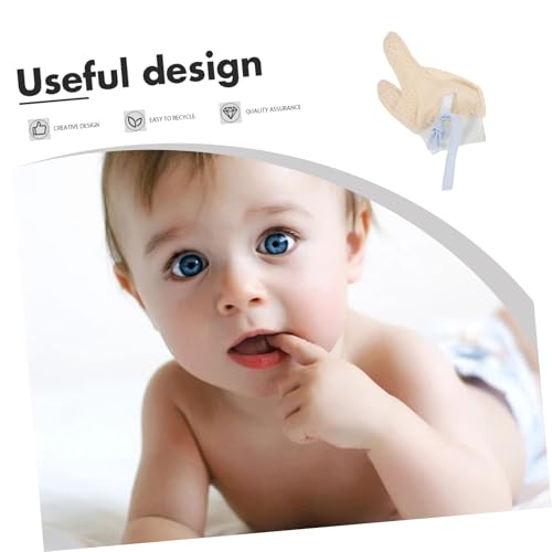 Milisten Anti-Sucking Mittens Soft Breathable Boy Girl Gloves for Months Comfortable Thumb Sucking Deterrent for Boys and Girls of Practical Supplies3