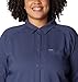 Columbia Women's Anytime Lite Long Sleeve Hiking Shirt, Nocturnal, 2X