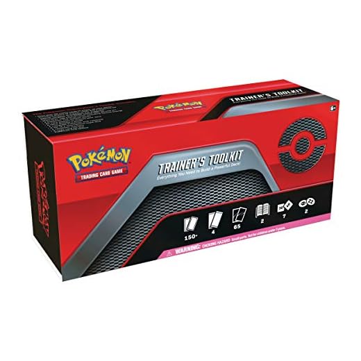 Pokemon TCG Trainers Toolkit Box - 4 Booster Packs, 65 Sleeves, Trainers, GX's and More!
