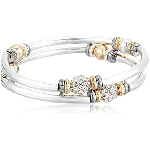 NINE WEST Tri Tone Bangle Bracelet Cover