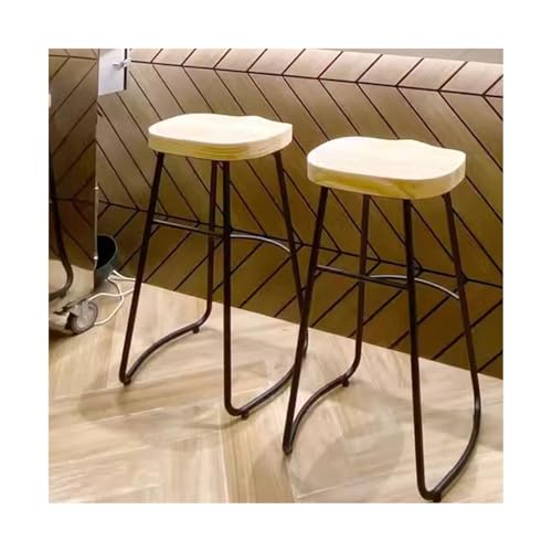 Tabourets à pieds hauts en bois massif pour chaises de réception