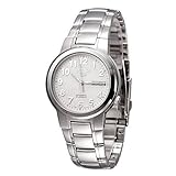 Seiko Men's SNKA13K Automatic White Dial Stainless Steel Watch