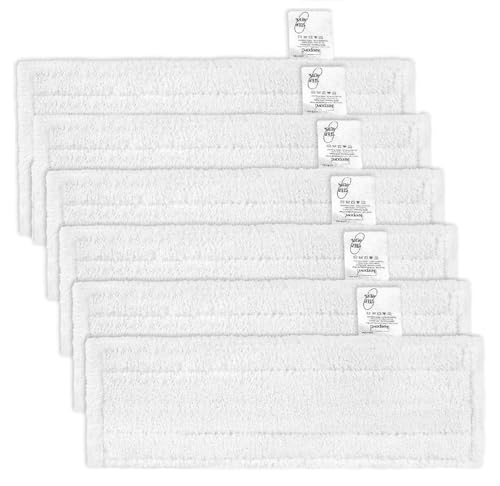 BeiLan スチームクリーナー用交換クロス、KARCHER対応、ホワイト、6枚入り、日本版専用消耗品