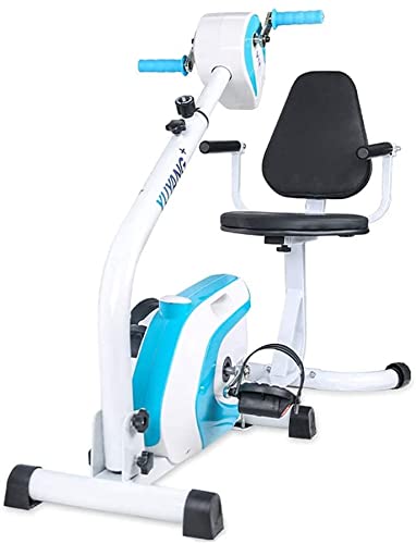 Image of Electric Rehabilitation Exercise Bike Machine, Bike Magnetic Control Home Ultra-Quiet Weight Loss Fitness Equipment Exercise Bike for Hand Arm Knee Leg Mini Cycling (Col