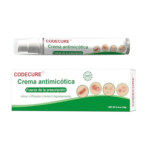Crema antimicótica para la piel - Crema antimicótica para el pie de atleta, la tiña inguinal y la tiña - Fórmula suave - Apta para pies y cuerpo (18G 1-Pack)