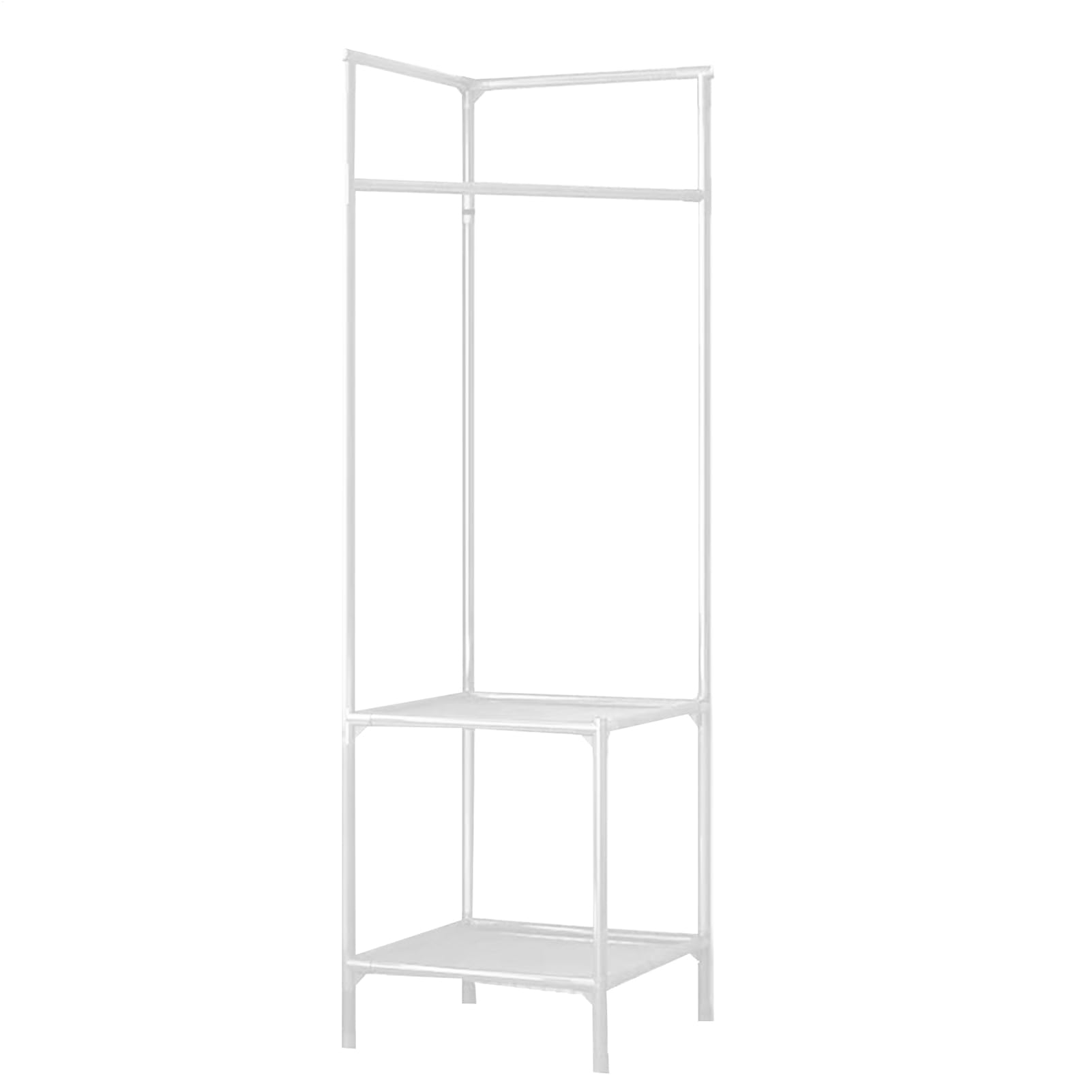 Porte-vêtements en métal pour chambre et salon au design épuré gain de place