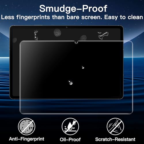 Image of JETech Screen Protector for Samsung Galaxy Tab S10 FE Plus /S10 FE+ 2025 (13.1 Inch), with Easy Installation Frame, 9H Tempered Glass Film, HD Clear, 2-Pack