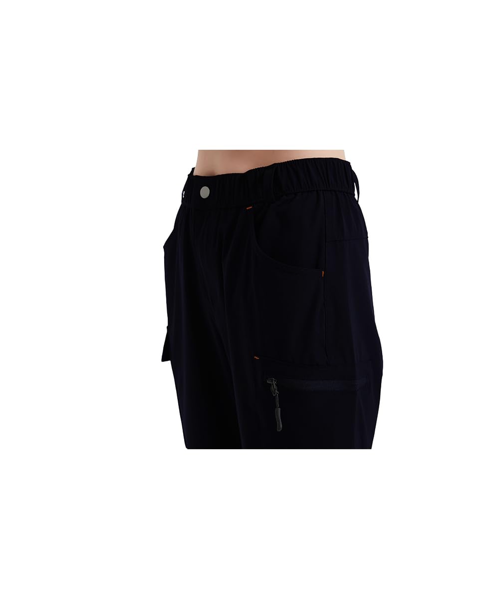 Women Hiking Pants Lightweight Outdoor Sports Dry Quick Cargo Comfortable Elastic Waist Pockets - image 3
